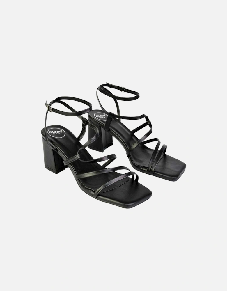 Womens/Ladies Jesy Crossover Square Toe Sandals