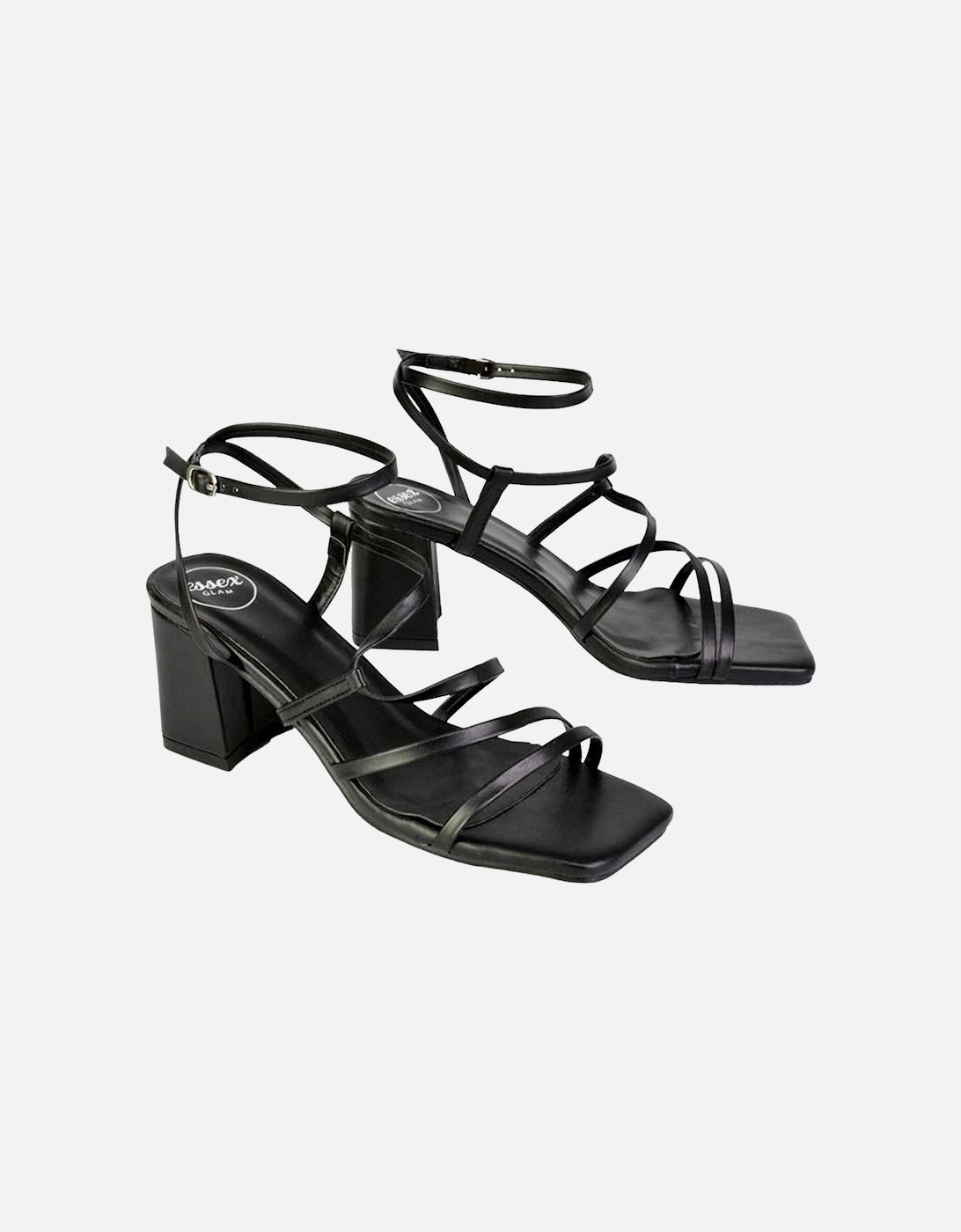 Womens/Ladies Jesy Crossover Square Toe Sandals