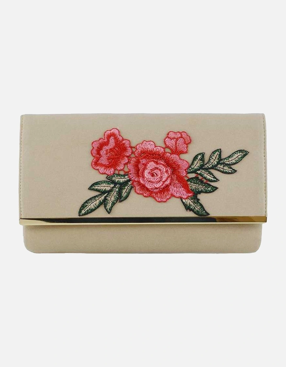 Mika Embroidered Flower Chain Strap Clutch Bag, 6 of 5