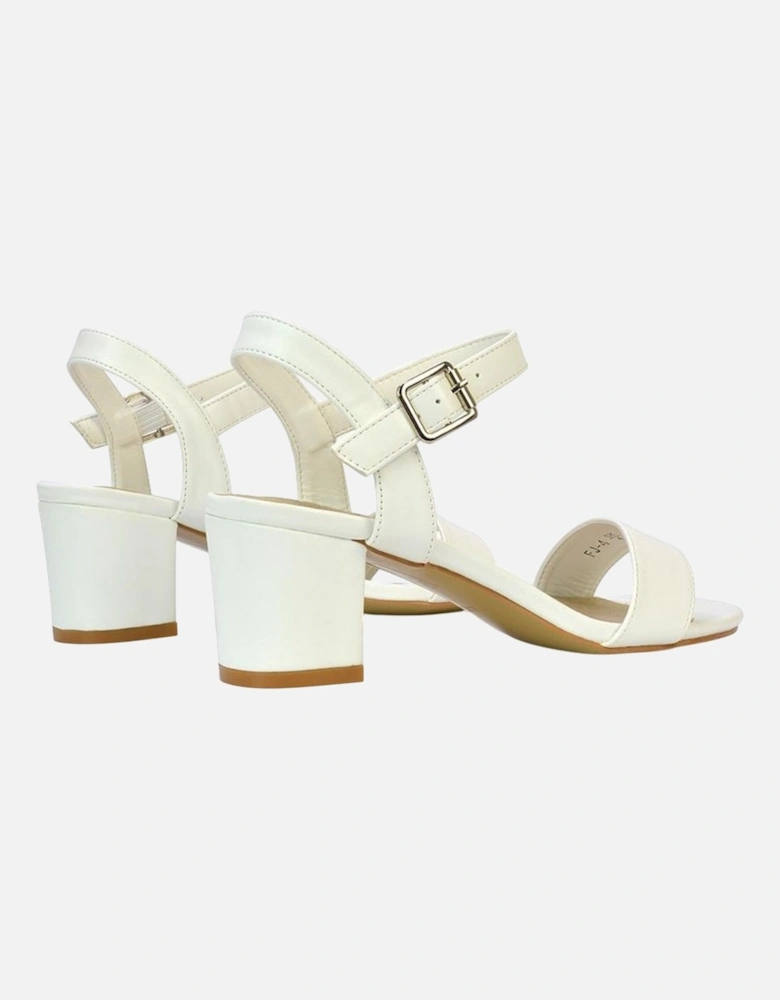 Womens/Ladies Jessica Strappy Medium Block Heel Sandals