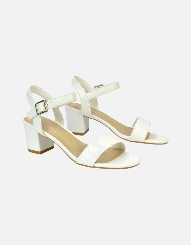 Womens/Ladies Jessica Strappy Medium Block Heel Sandals