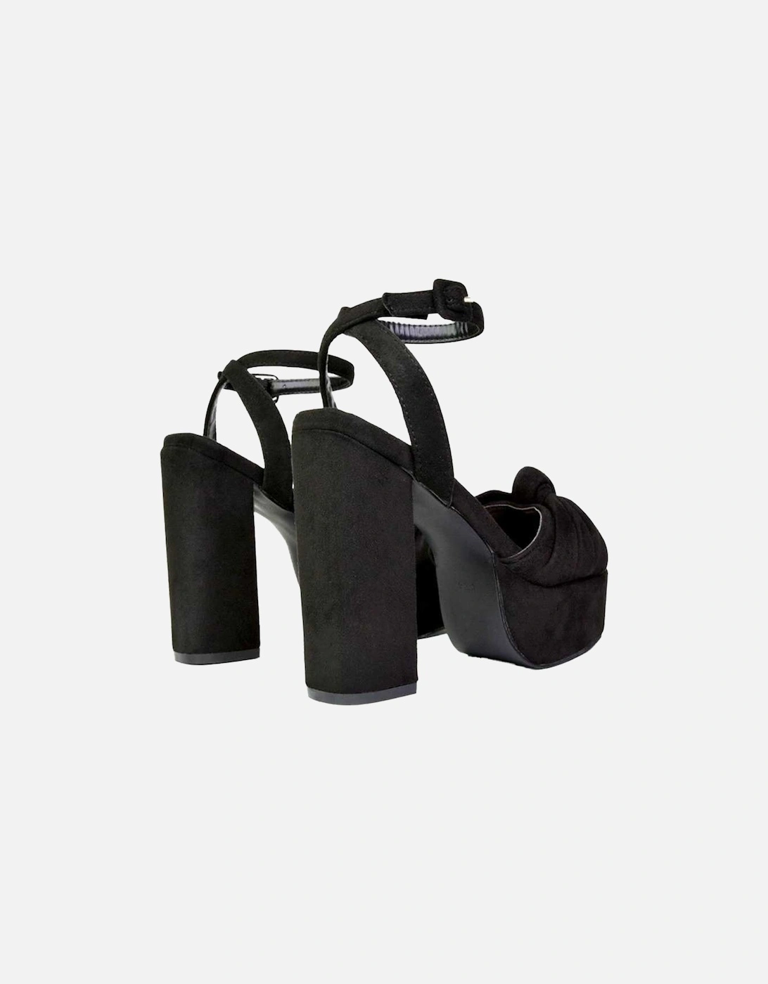 Womens/Ladies Lillian Strappy Chunky Peep Toe Block Heel High Heels