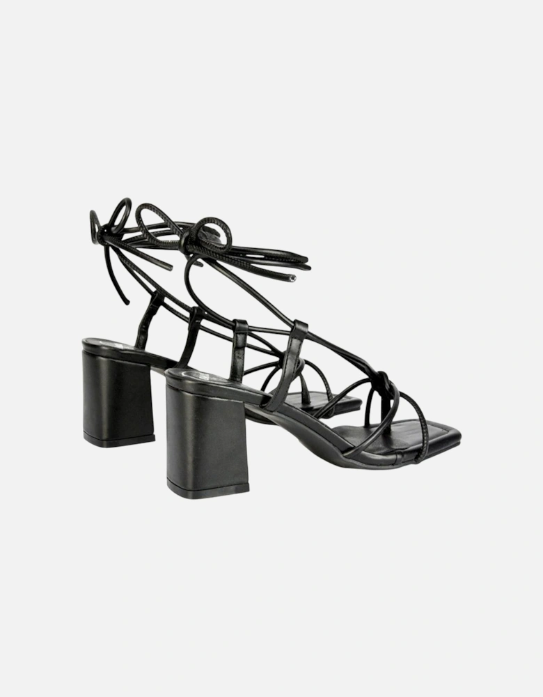 Womens/Ladies Mackenzie Lace Up Block Heel Sandals