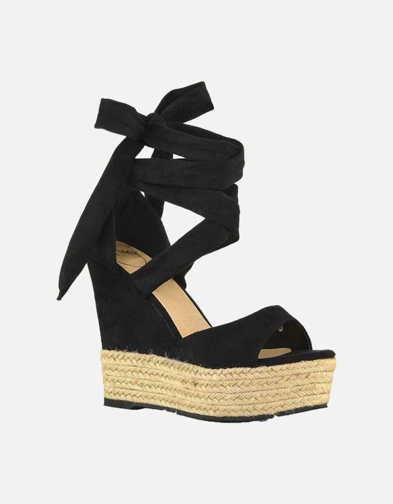 Womens/Ladies Sansa Platform Wedge Sandals