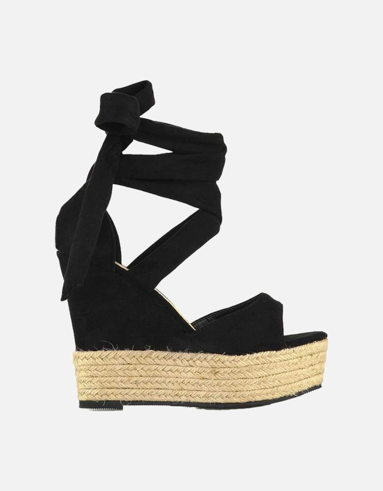 Womens/Ladies Sansa Platform Wedge Sandals