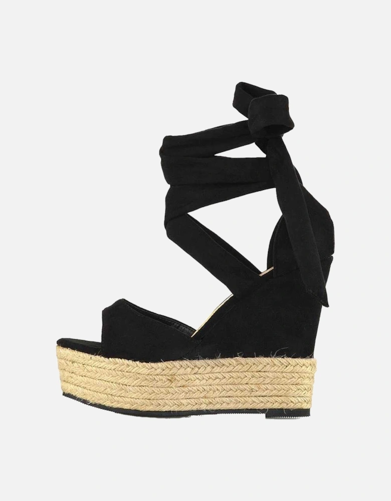 Womens/Ladies Sansa Platform Wedge Sandals