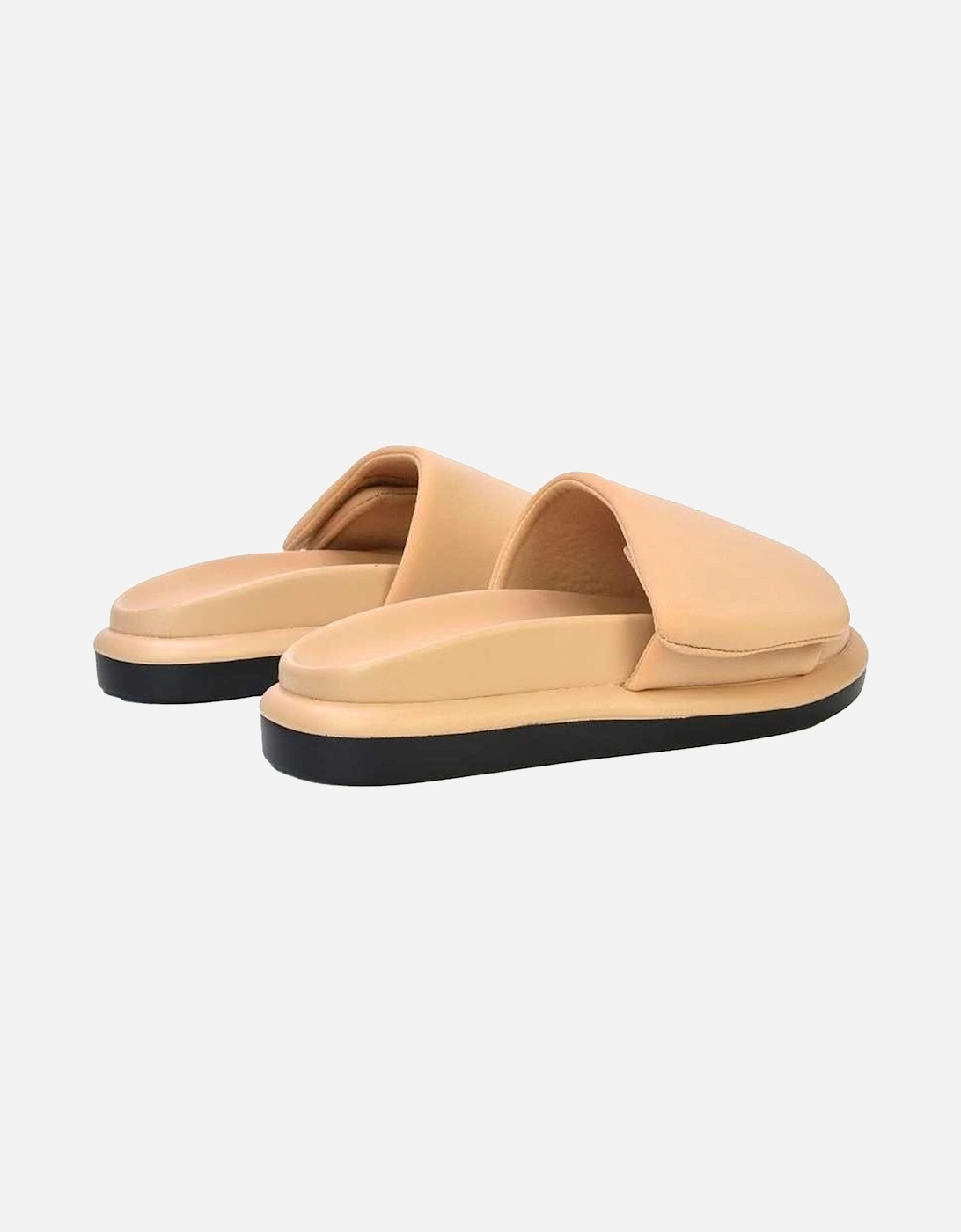 Womens/Ladies Geri Adjustable Strap Flatform Sliders