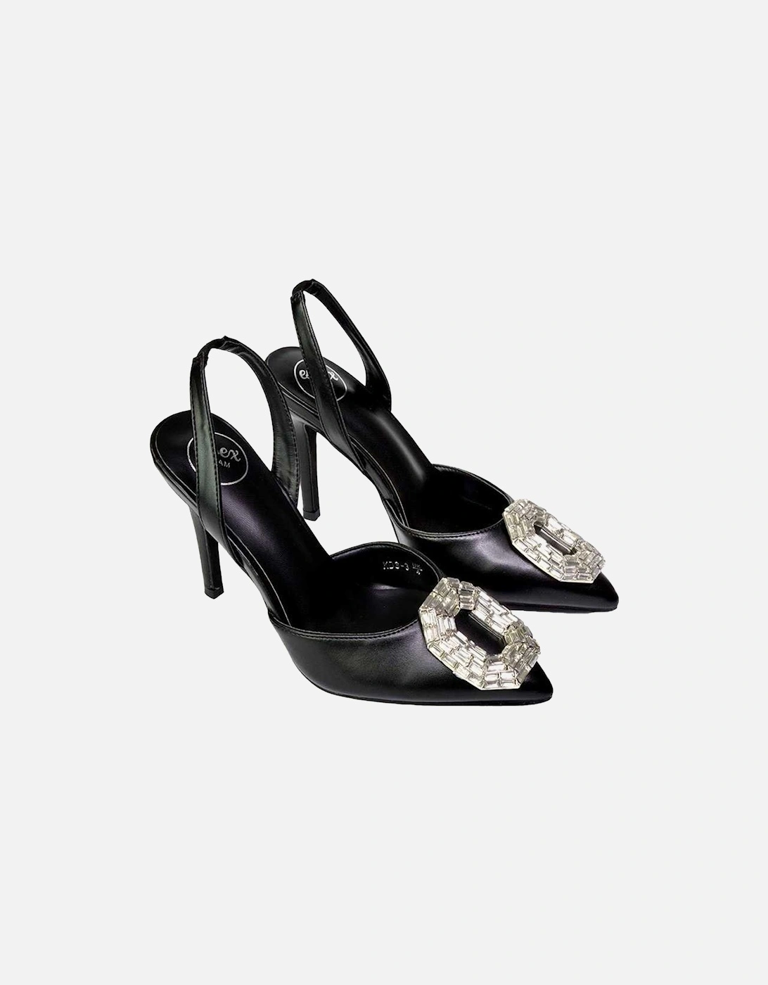 Womens/Ladies Issy Sling Back High Stiletto Heel Court Shoes, 5 of 4