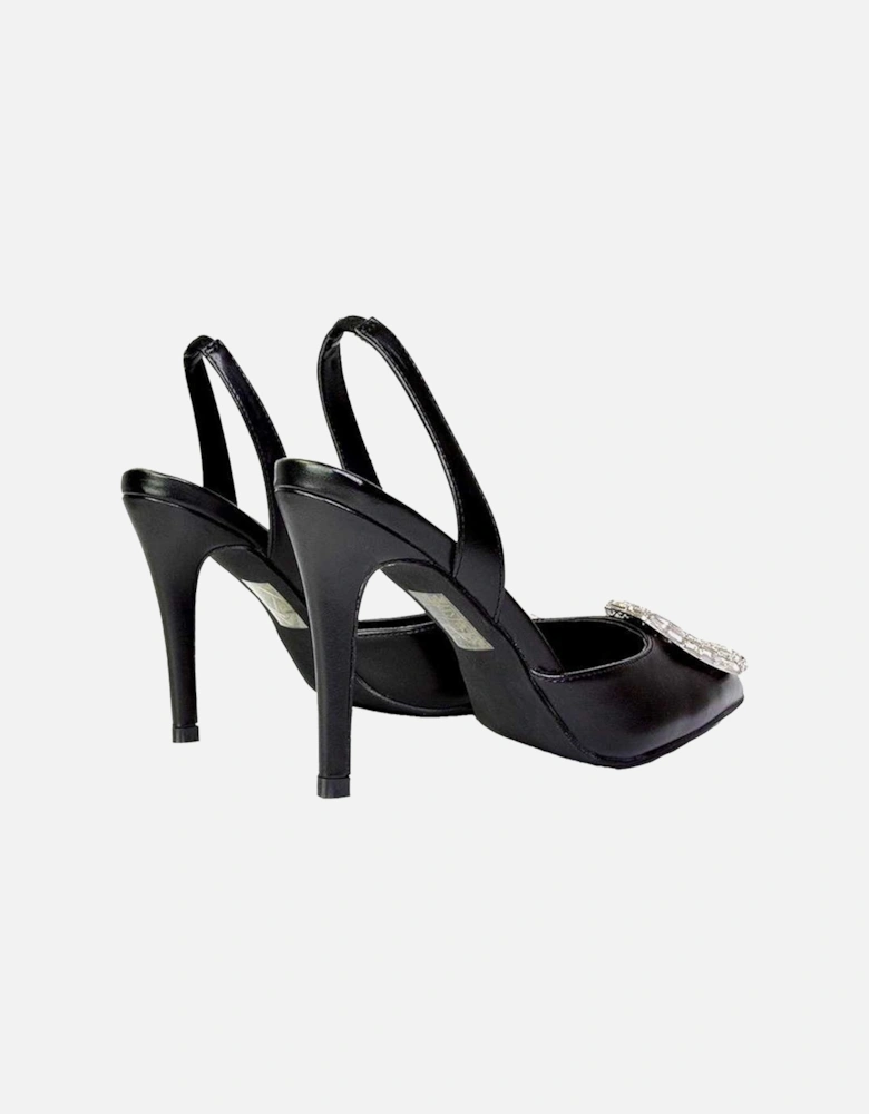 Womens/Ladies Issy Sling Back High Stiletto Heel Court Shoes