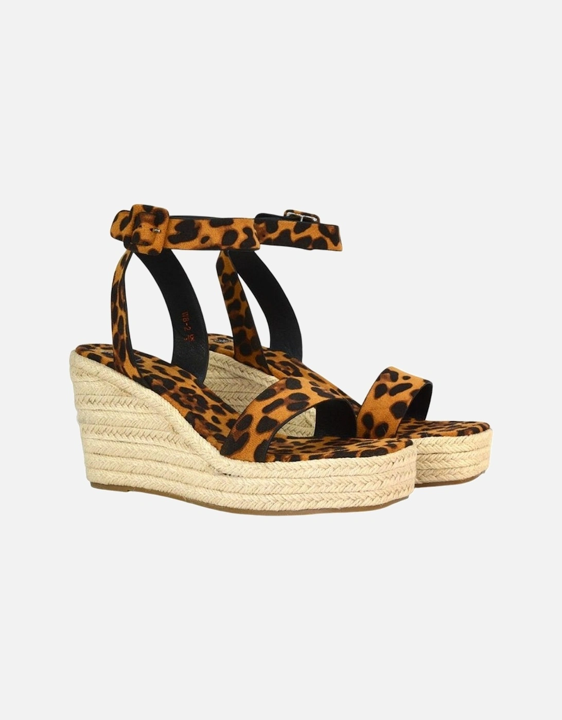 Womens/Ladies Linda Woven Wedge Heel Platform Sandals