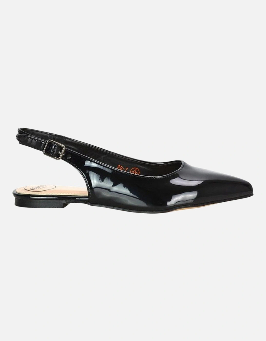 Womens/Ladies Mindy Sling Back Ballerina Flats, 6 of 5