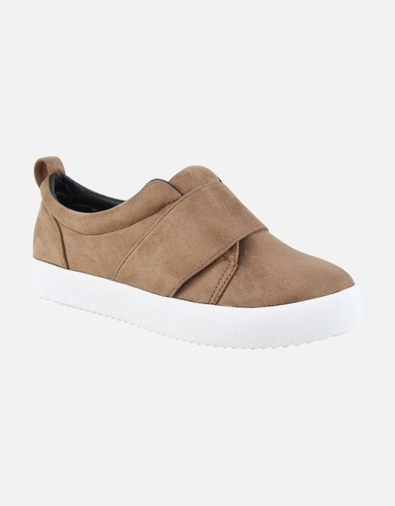 Womens/Ladies Rebecca Faux Suede Chunky Sole Trainers