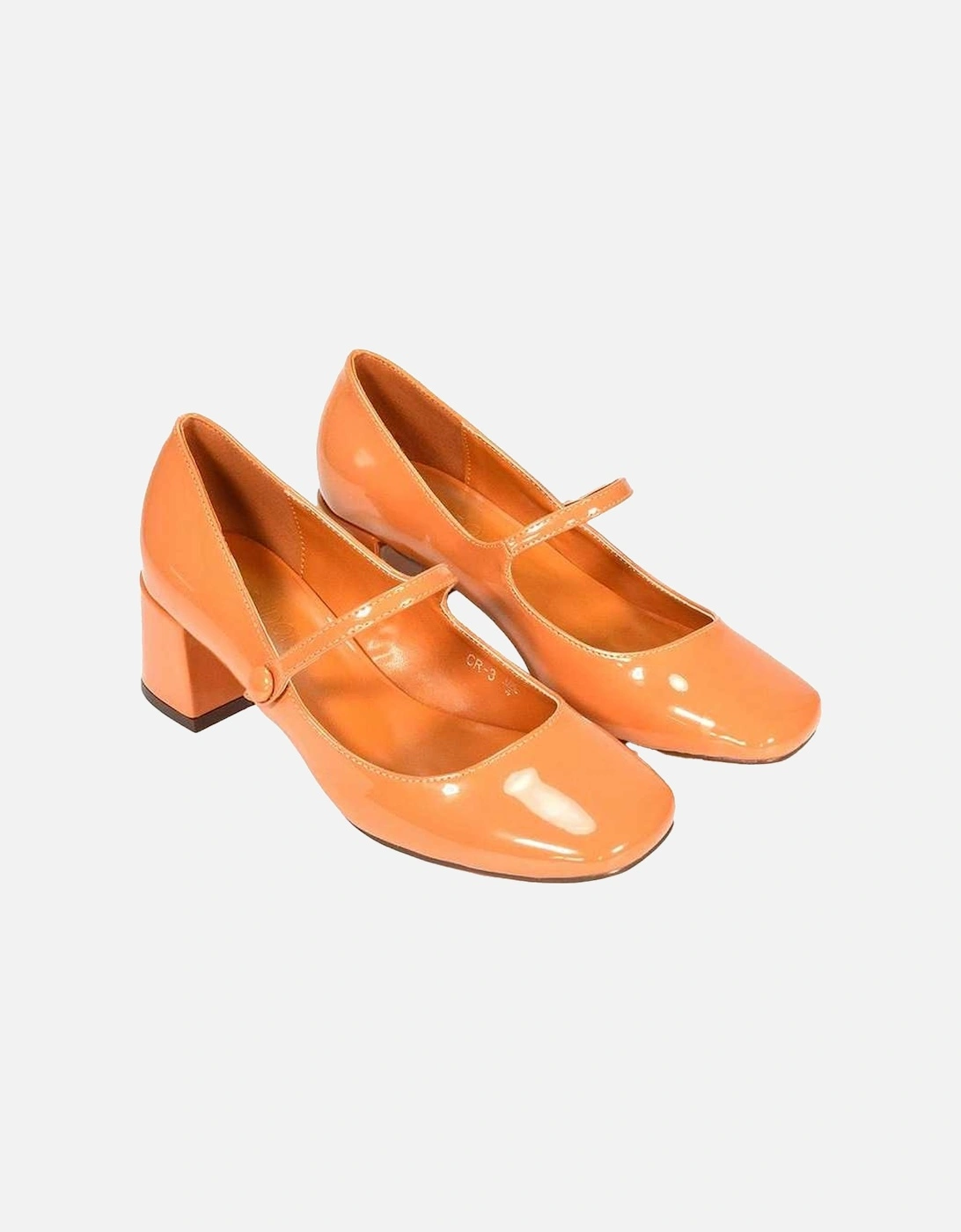 Womens/Ladies Leneka Slip-on Low Block Heel Court Shoes