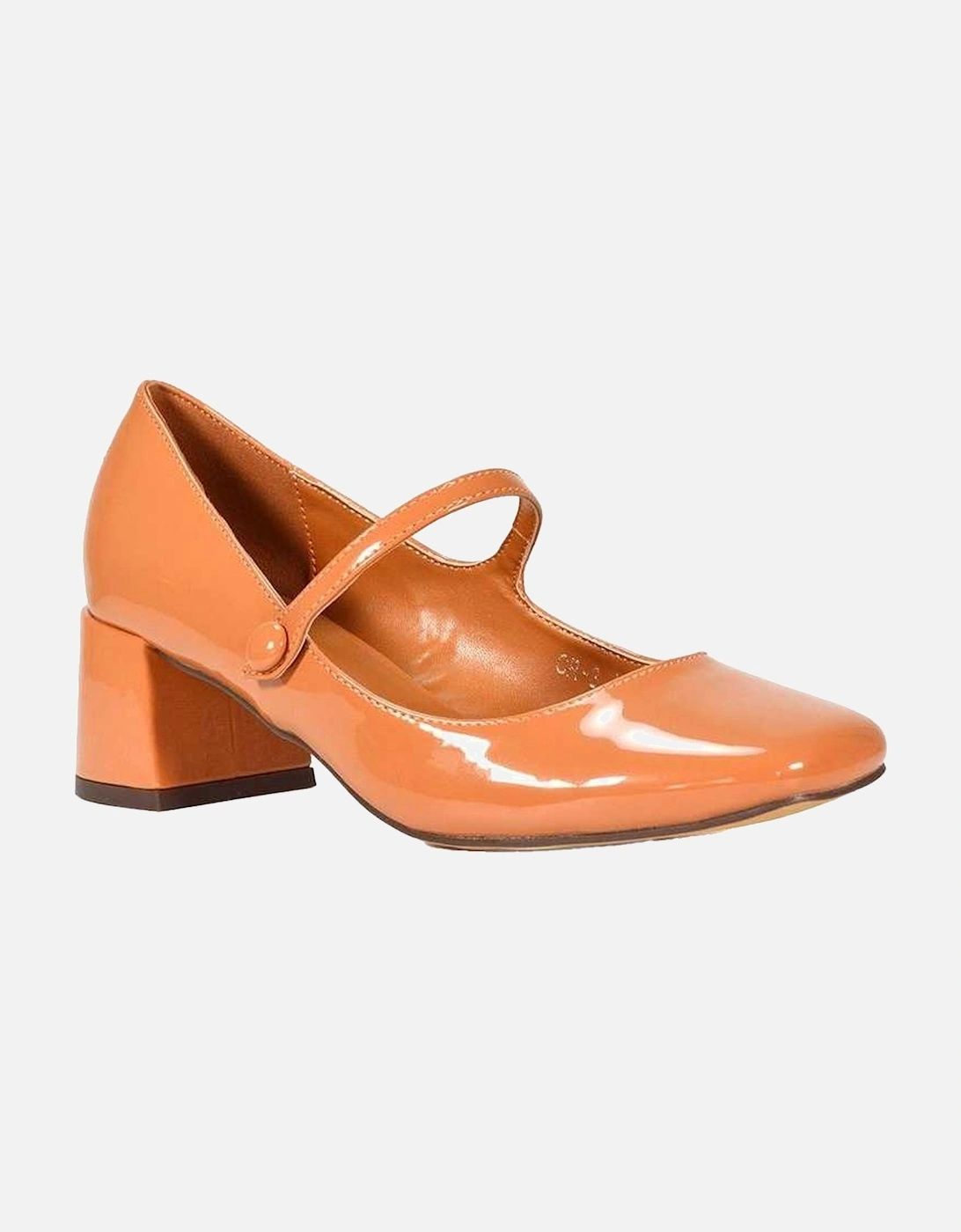 Womens/Ladies Leneka Slip-on Low Block Heel Court Shoes, 5 of 4