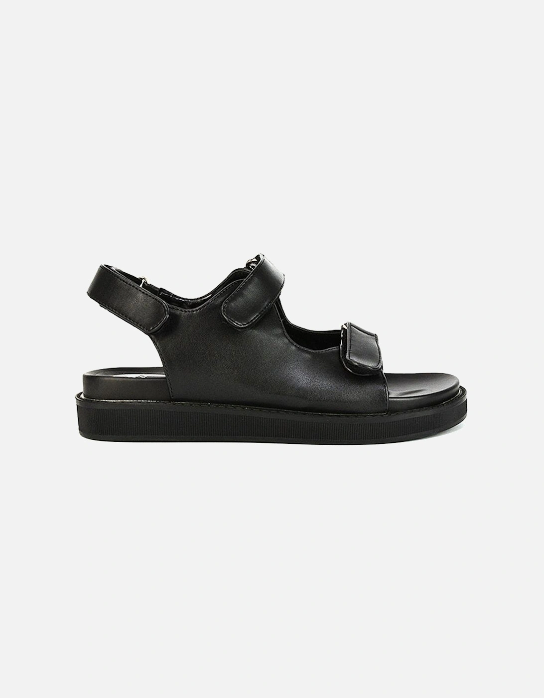 Womens/Ladies Asher Double Strap Platform Heel Sandals, 5 of 4