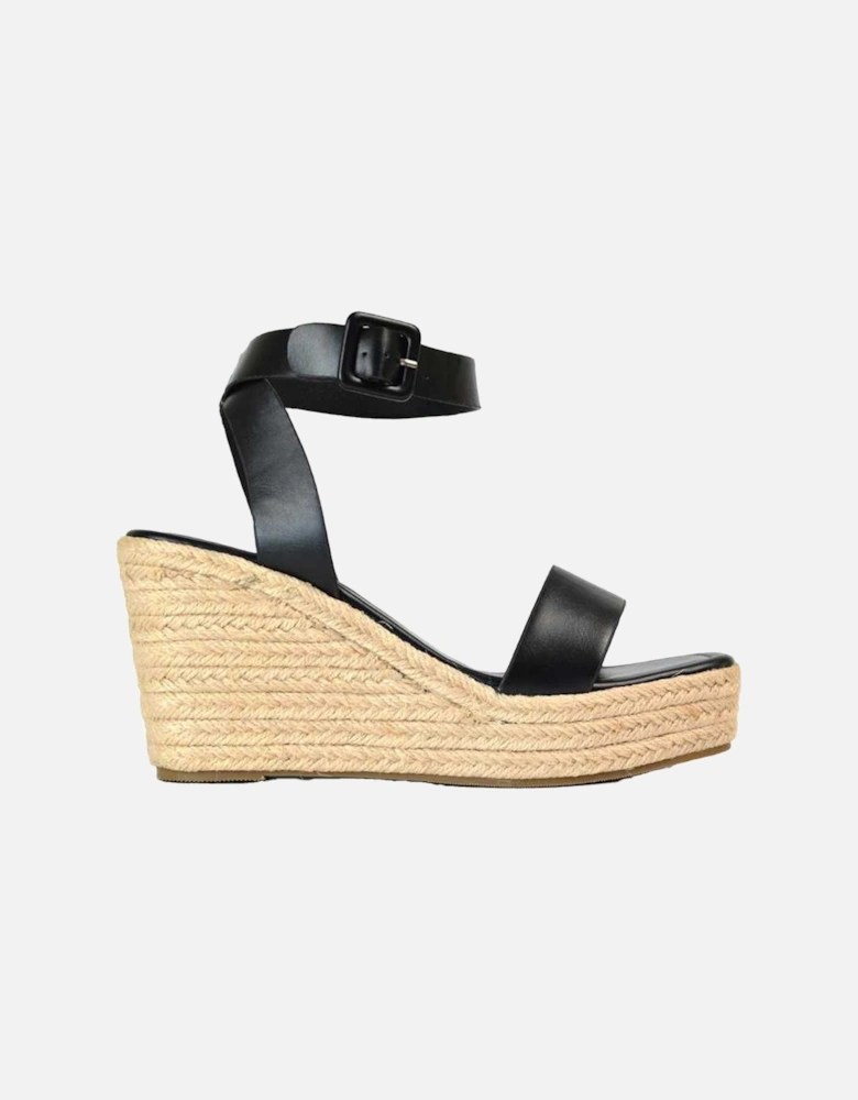 Womens/Ladies Linda Strappy Platform Heel Wedge Sandals