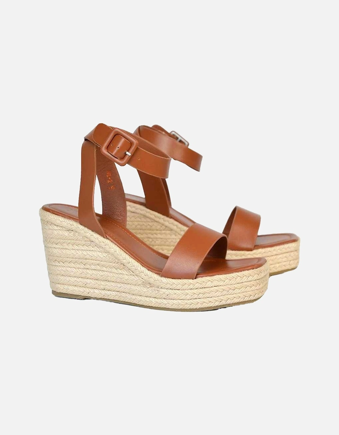 Womens/Ladies Linda Strappy Platform Heel Wedge Sandals