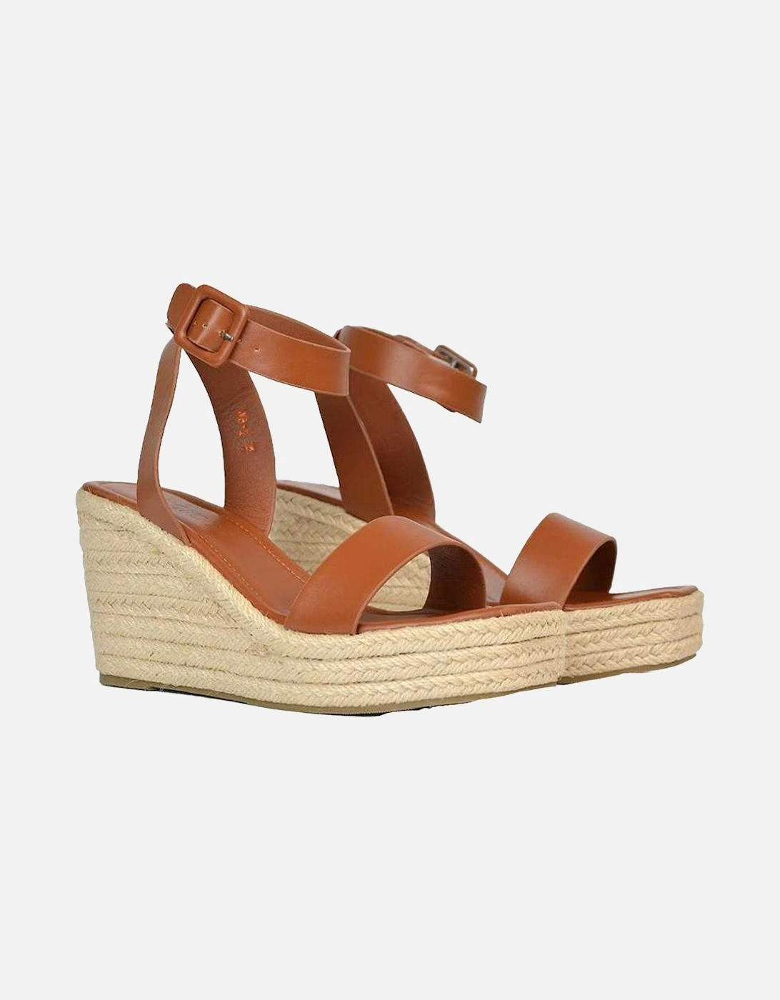 Womens/Ladies Linda Strappy Platform Heel Wedge Sandals