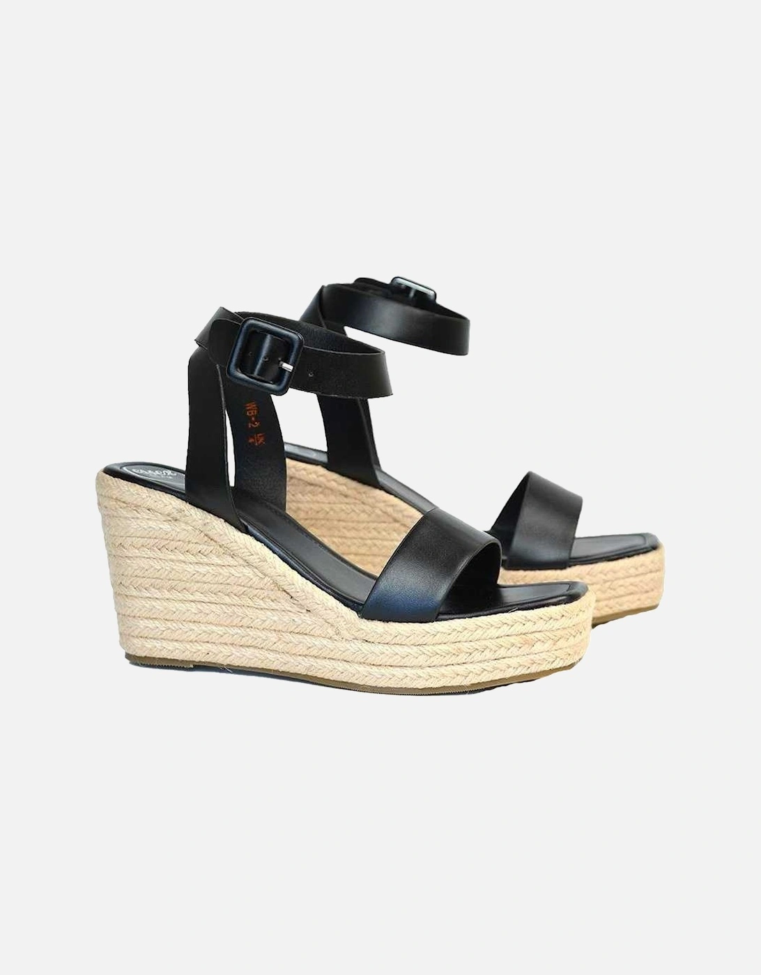 Womens/Ladies Linda Strappy Platform Heel Wedge Sandals