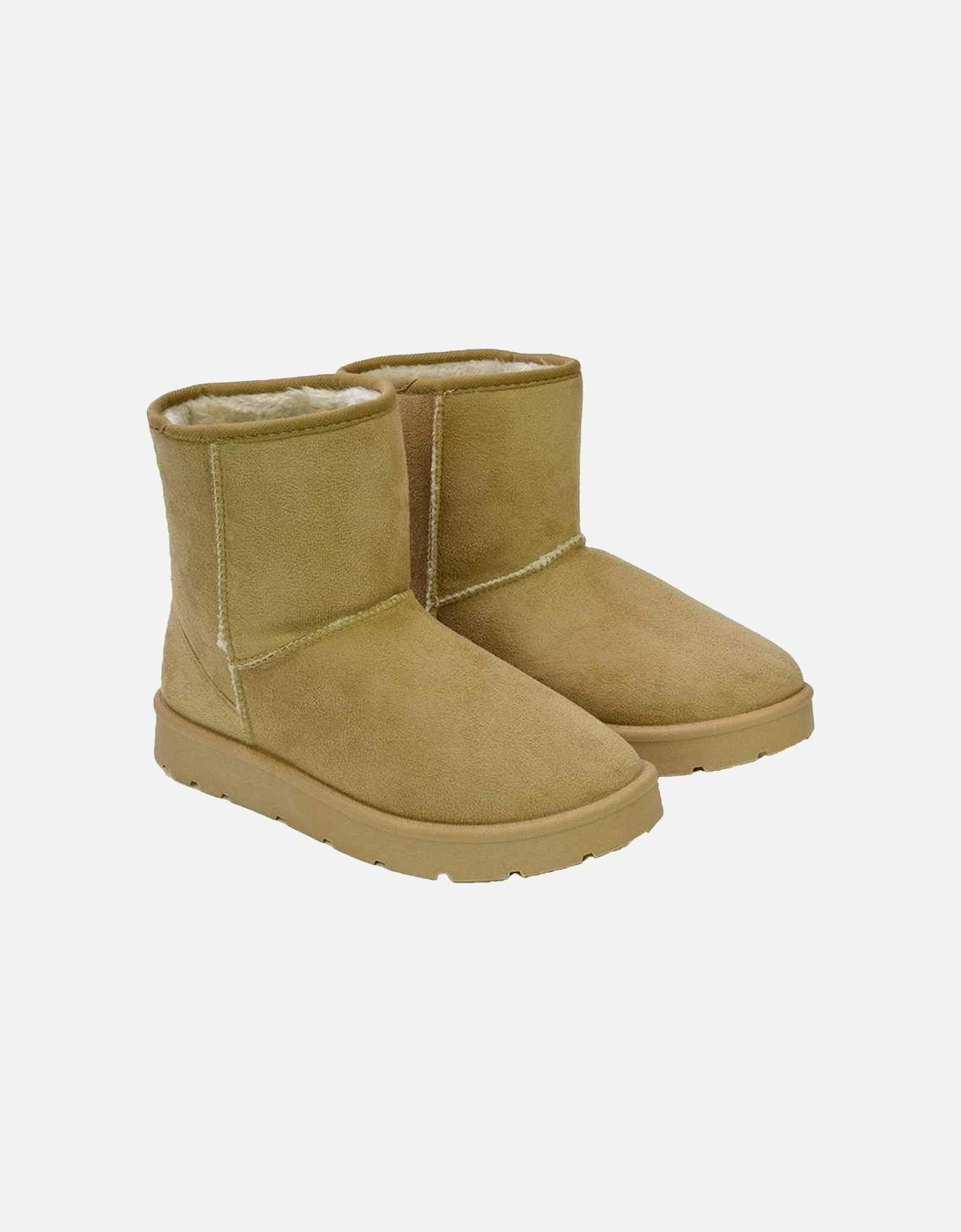 Womens/Ladies Junie Faux Fur Lined Classic Flat Ankle Boots, 5 of 4