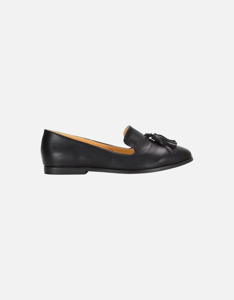 Womens/Ladies Betsy Tassel Pointed Flat Loafers