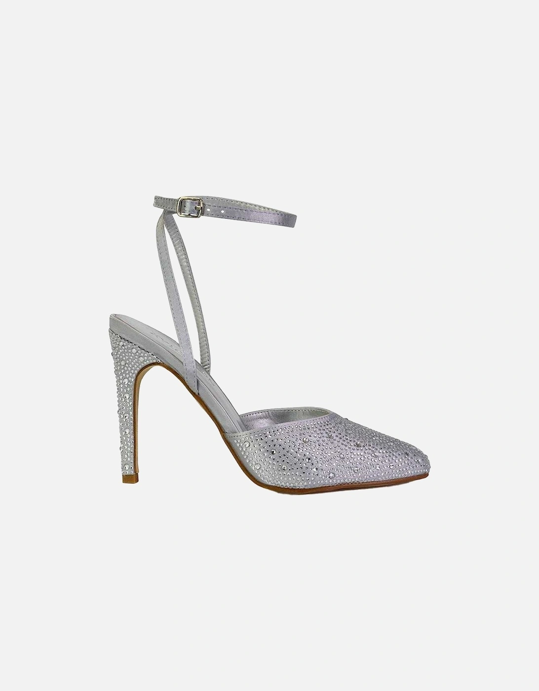 Womens/Ladies Indyah Diamante Court Shoes, 5 of 4