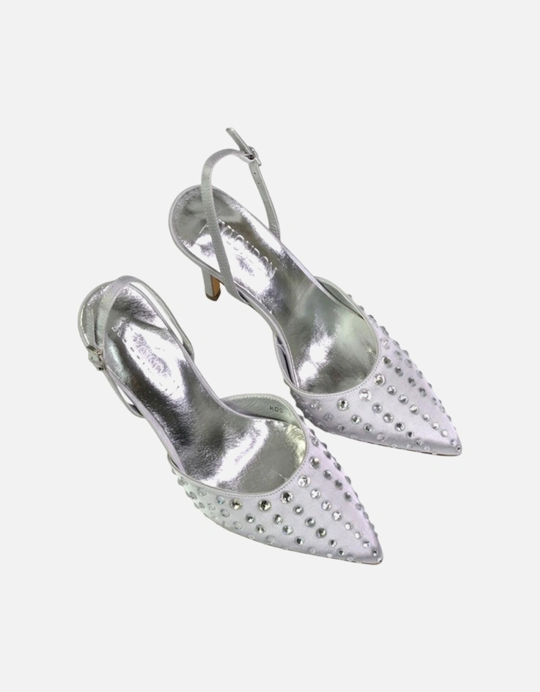 Womens/Ladies Shelly Pointed Bridal High Heels