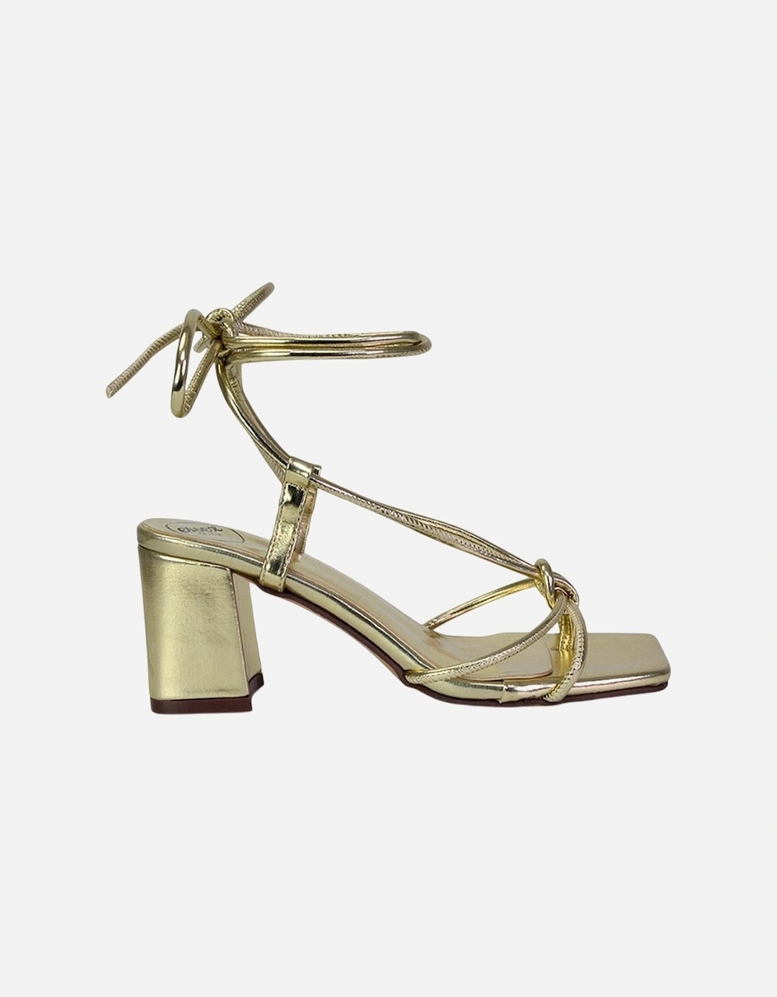 Womens/Ladies Mackenzie Square Toe Medium Block Heel Sandals