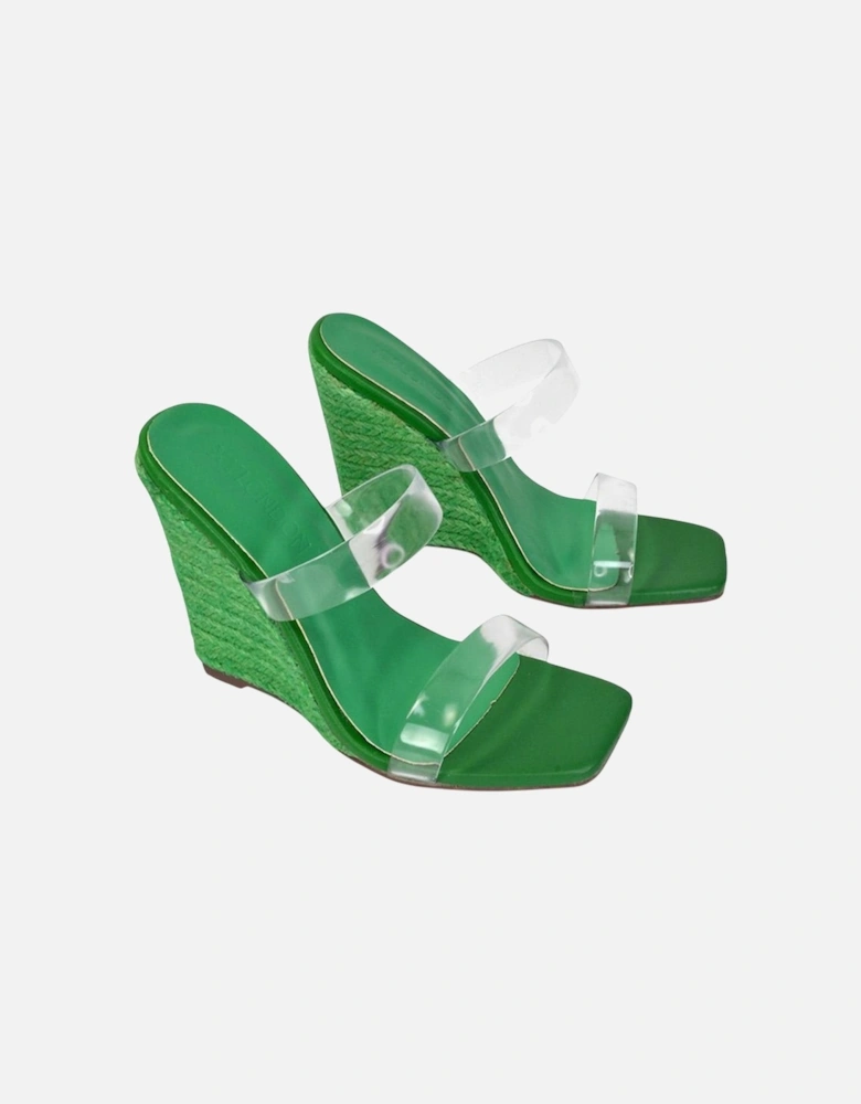 Womens/Ladies Shea Strappy Wedge Espadrilles