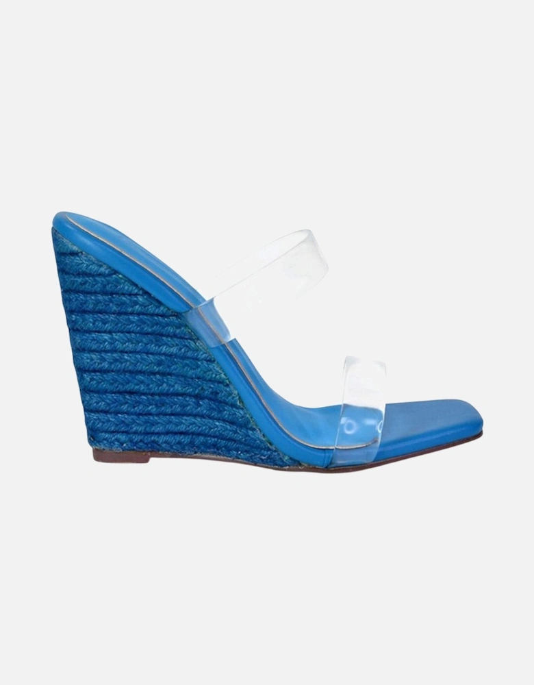 Womens/Ladies Shea Strappy Wedge Espadrilles