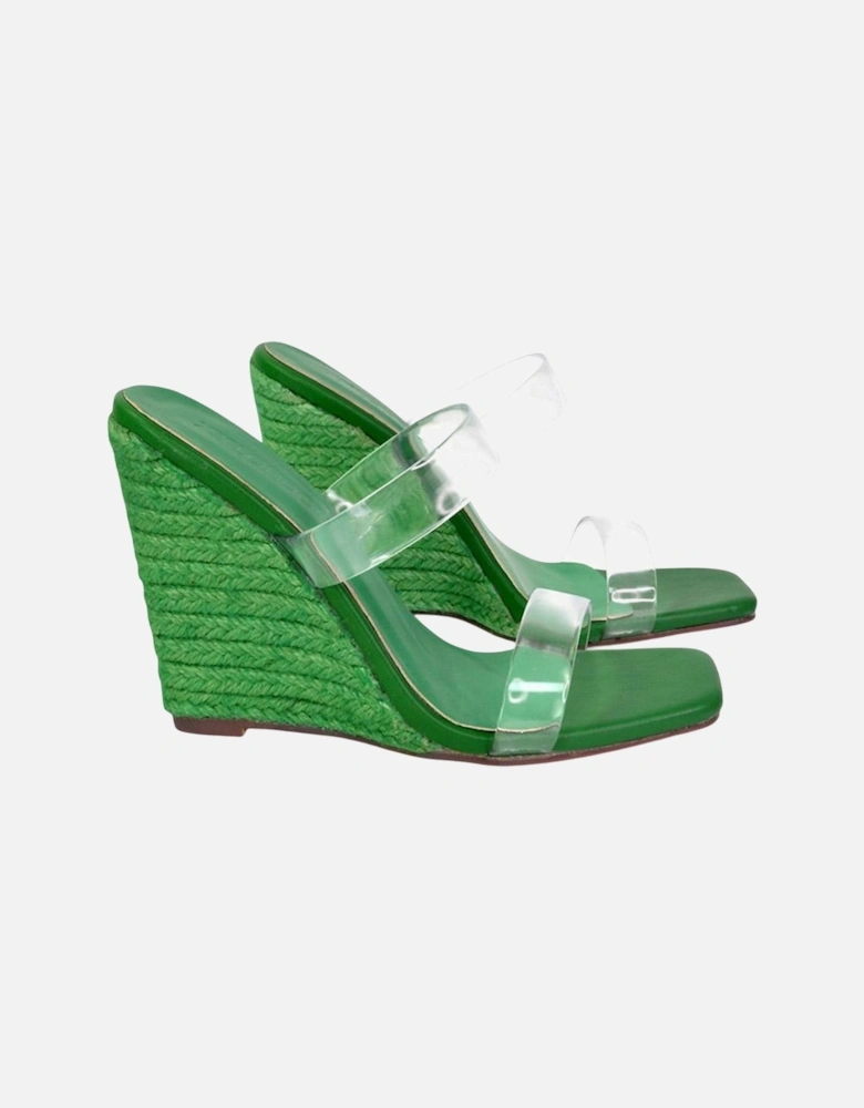 Womens/Ladies Shea Strappy Wedge Espadrilles