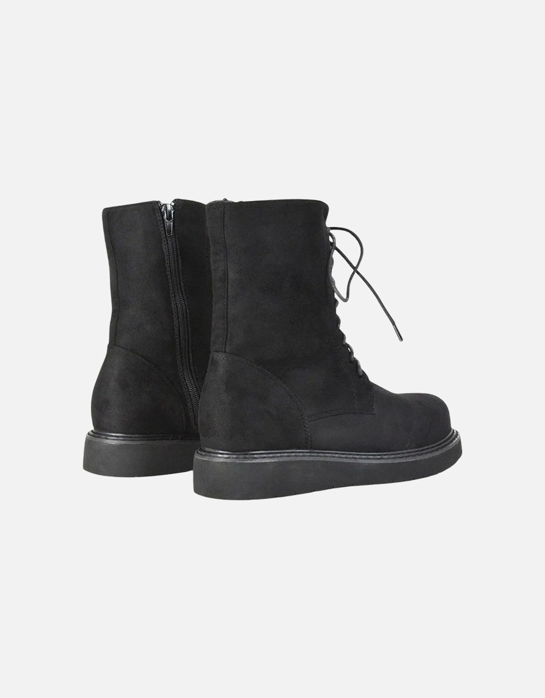 Womens/Ladies Lizzo Flatform Biker Boots