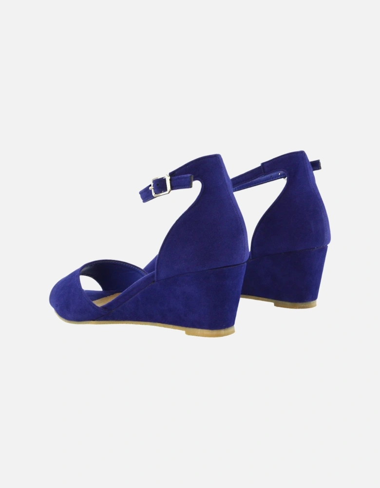 Womens/Ladies Lottie Peep Toe Wedge Sandals