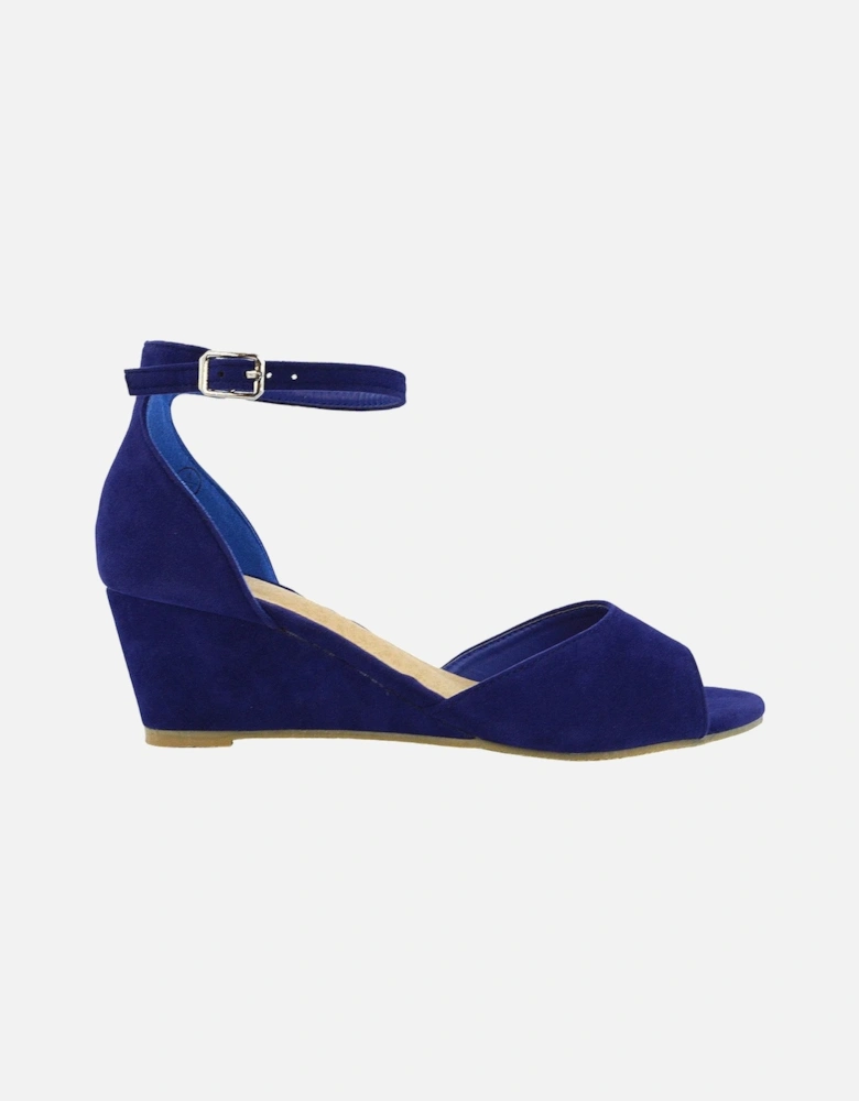 Womens/Ladies Lottie Peep Toe Wedge Sandals