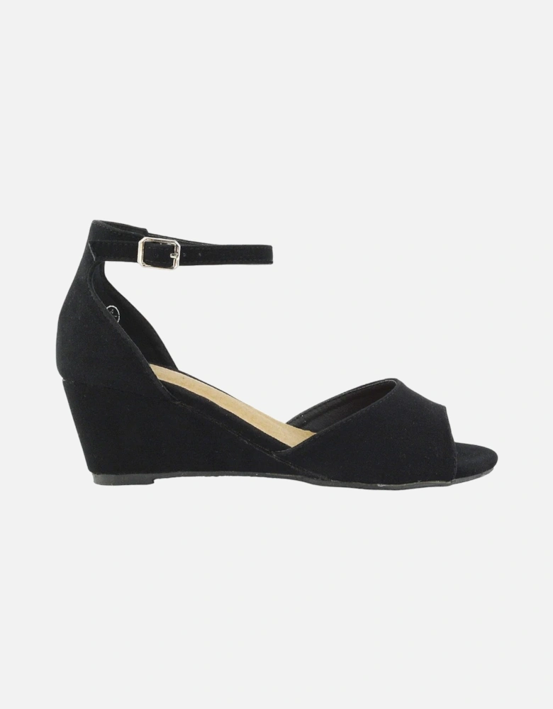 Womens/Ladies Lottie Peep Toe Wedge Sandals