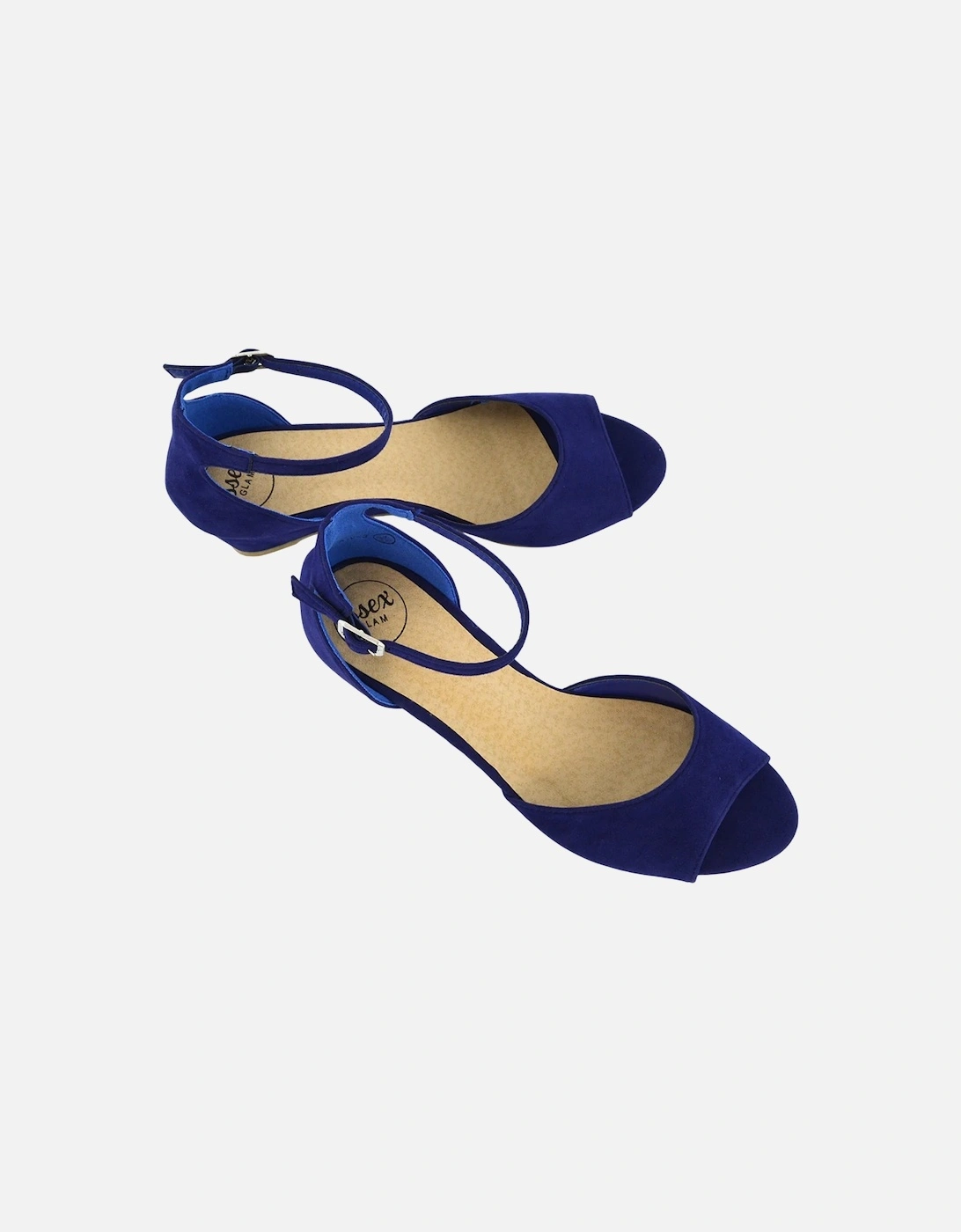 Womens/Ladies Lottie Peep Toe Wedge Sandals