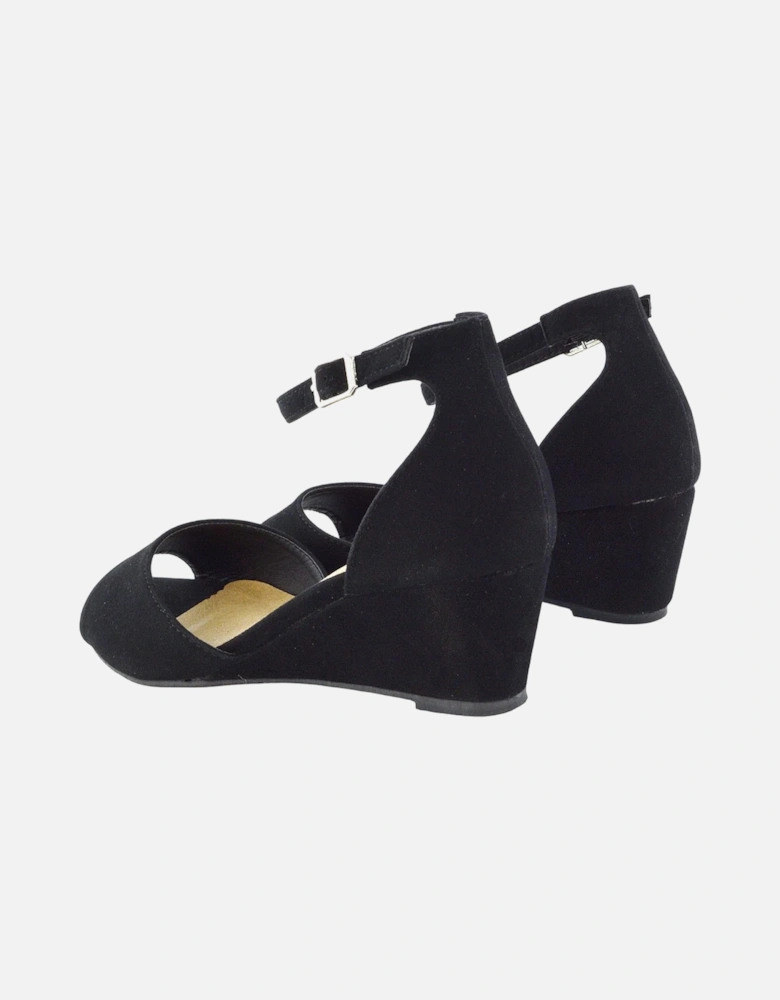Womens/Ladies Lottie Peep Toe Wedge Sandals