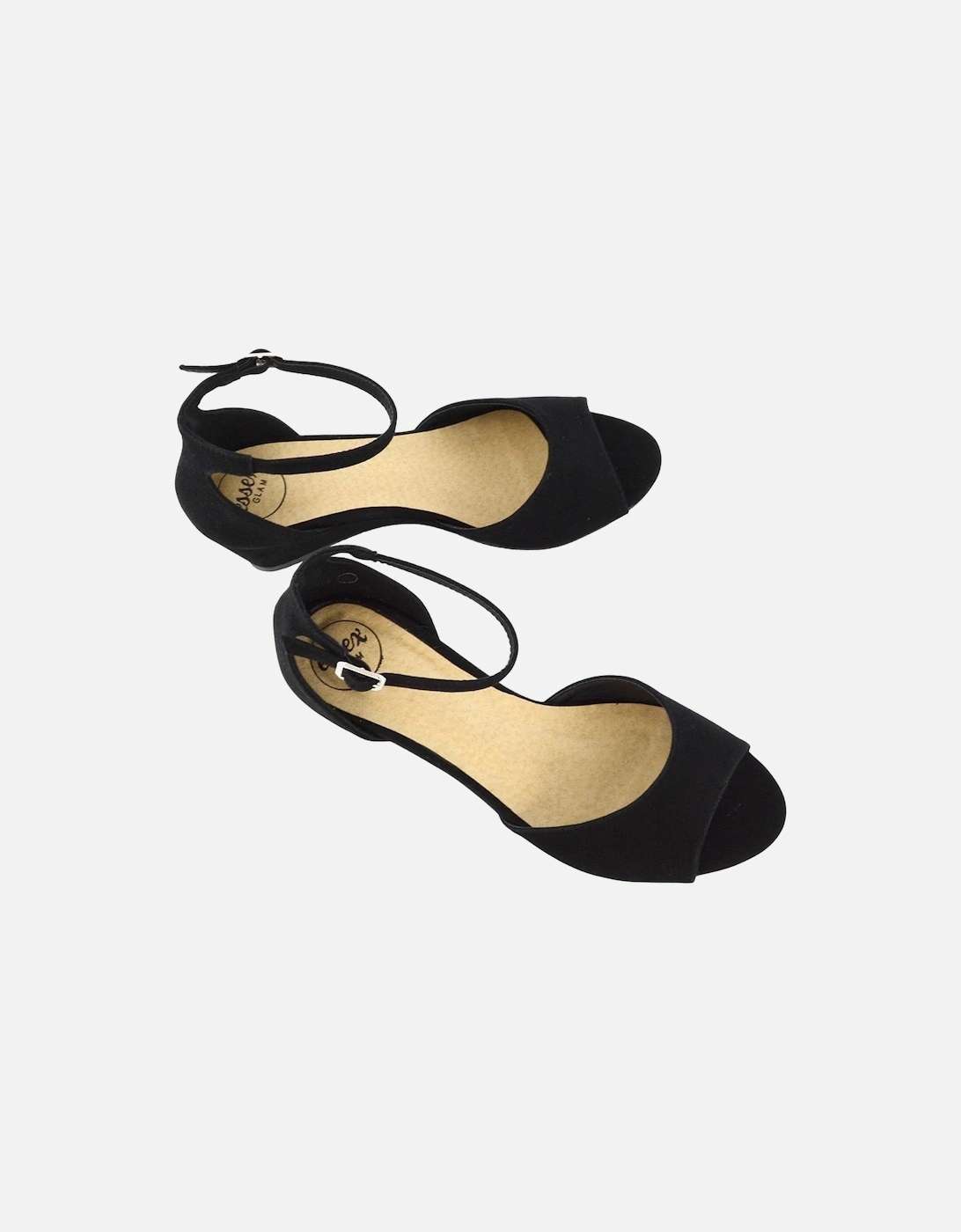 Womens/Ladies Lottie Peep Toe Wedge Sandals