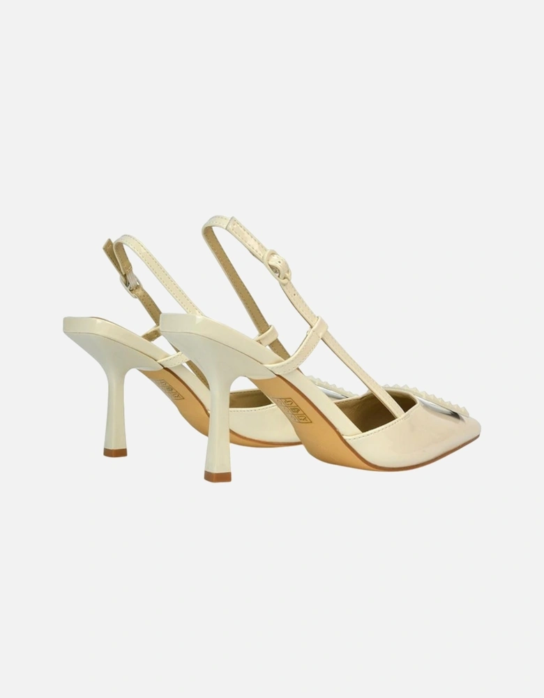 Womens/Ladies Carrie Sling Back Mid Stiletto Court Shoes