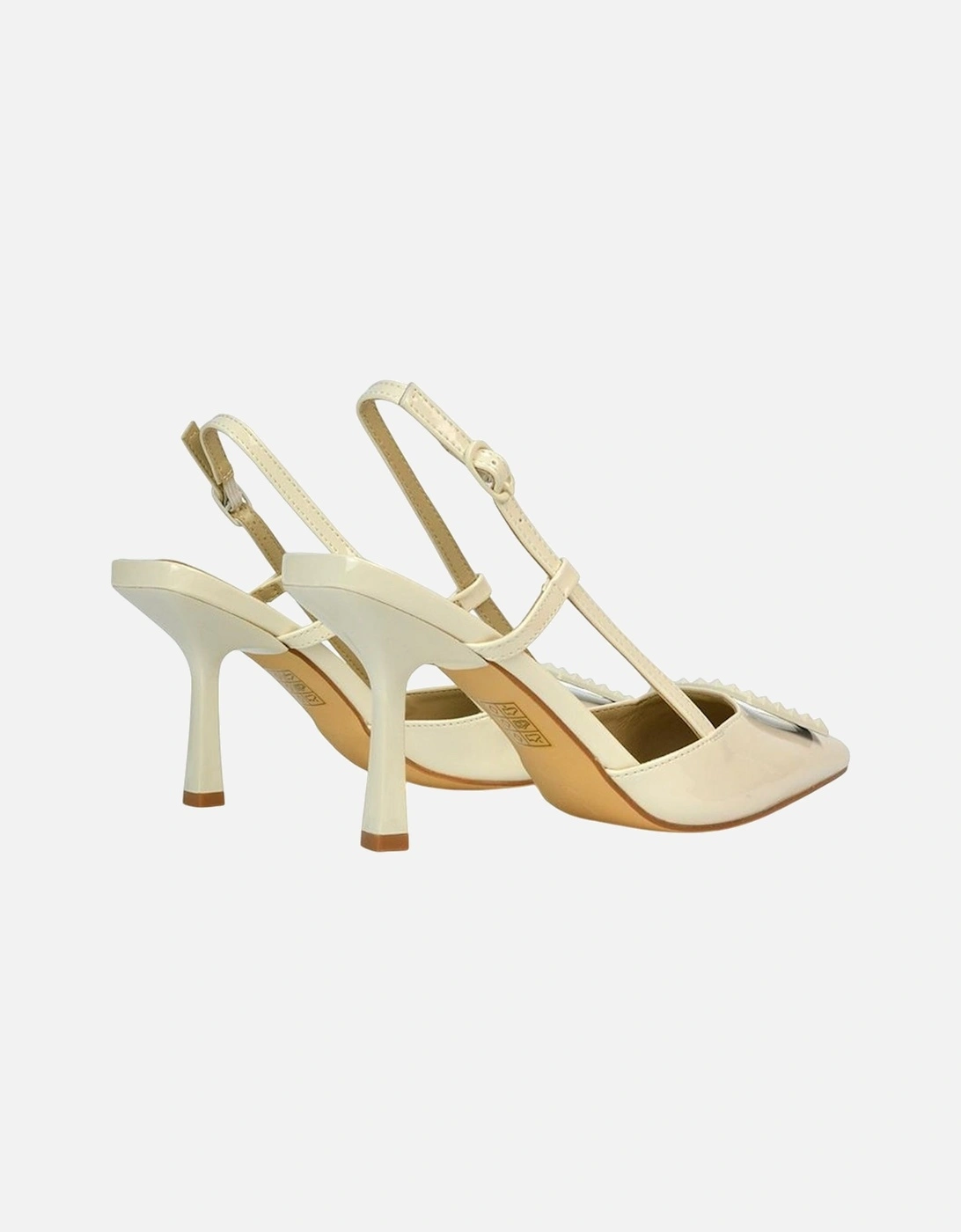 Womens/Ladies Carrie Sling Back Mid Stiletto Court Shoes