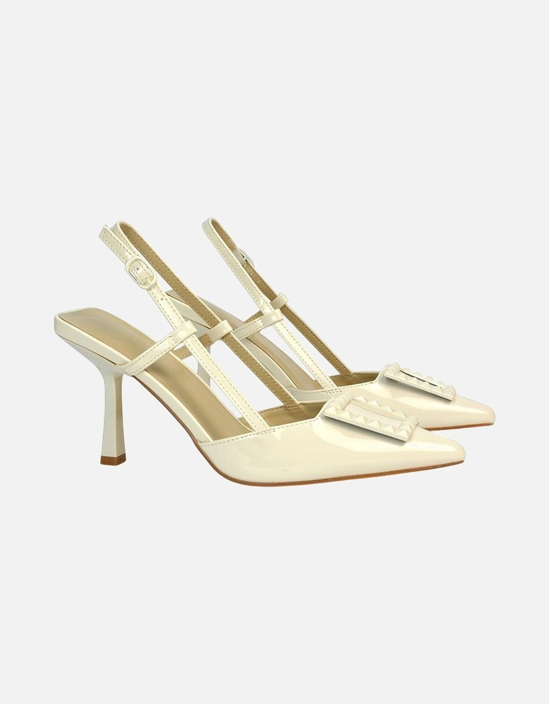 Womens/Ladies Carrie Sling Back Mid Stiletto Court Shoes