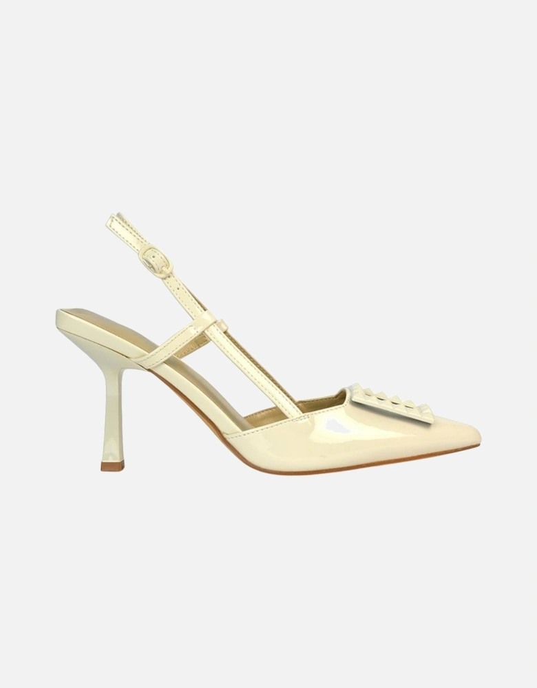 Womens/Ladies Carrie Sling Back Mid Stiletto Court Shoes