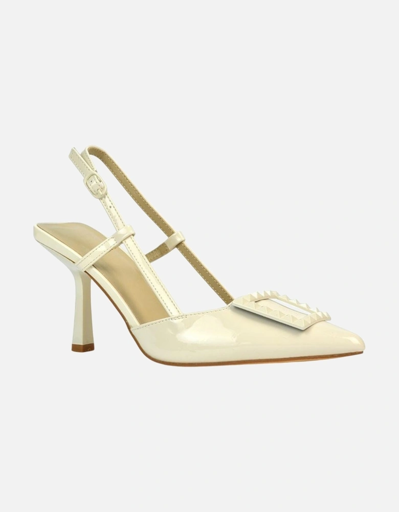 Womens/Ladies Carrie Sling Back Mid Stiletto Court Shoes