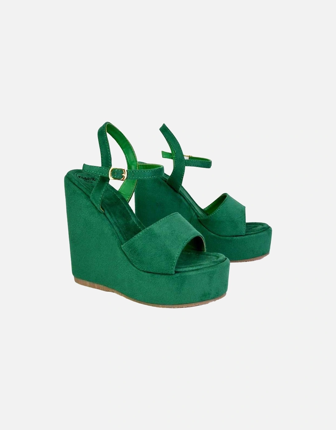 Womens/Ladies Belinda Strappy Platform Heel Wedge Sandals