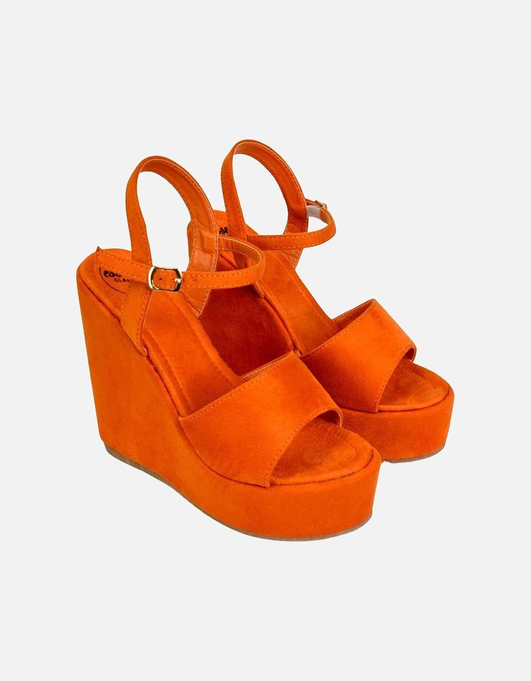 Womens/Ladies Belinda Strappy Platform Heel Wedge Sandals, 5 of 4