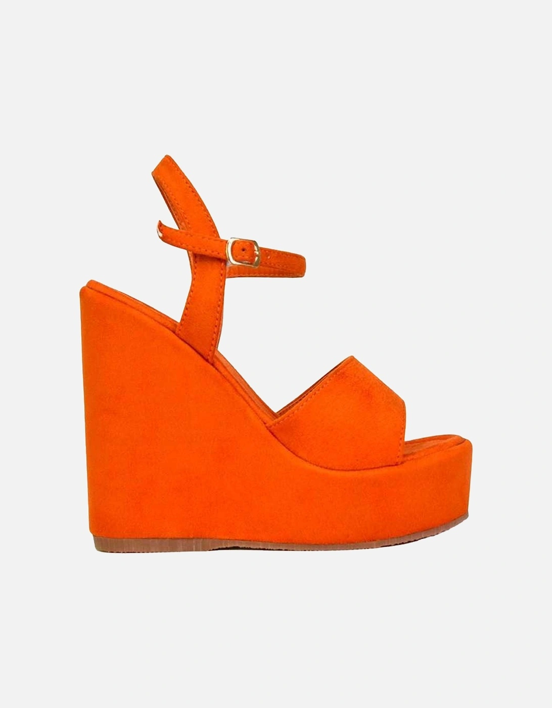 Womens/Ladies Belinda Strappy Platform Heel Wedge Sandals