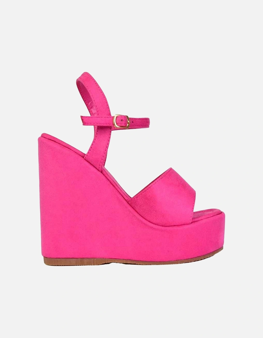 Womens/Ladies Belinda Strappy Platform Heel Wedge Sandals