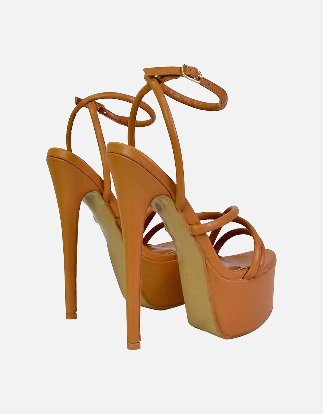 Womens/Ladies Maia Ankle Strap High Stiletto Heel High Heels