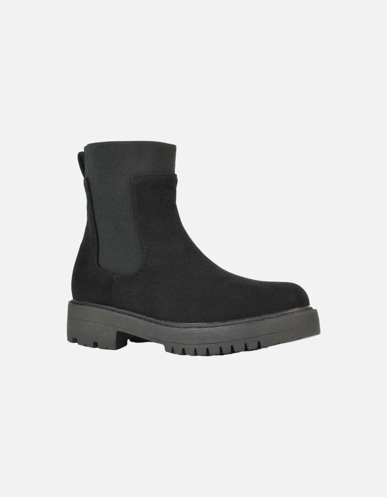 Womens/Ladies Karev Chunky Flat Chelsea Boots