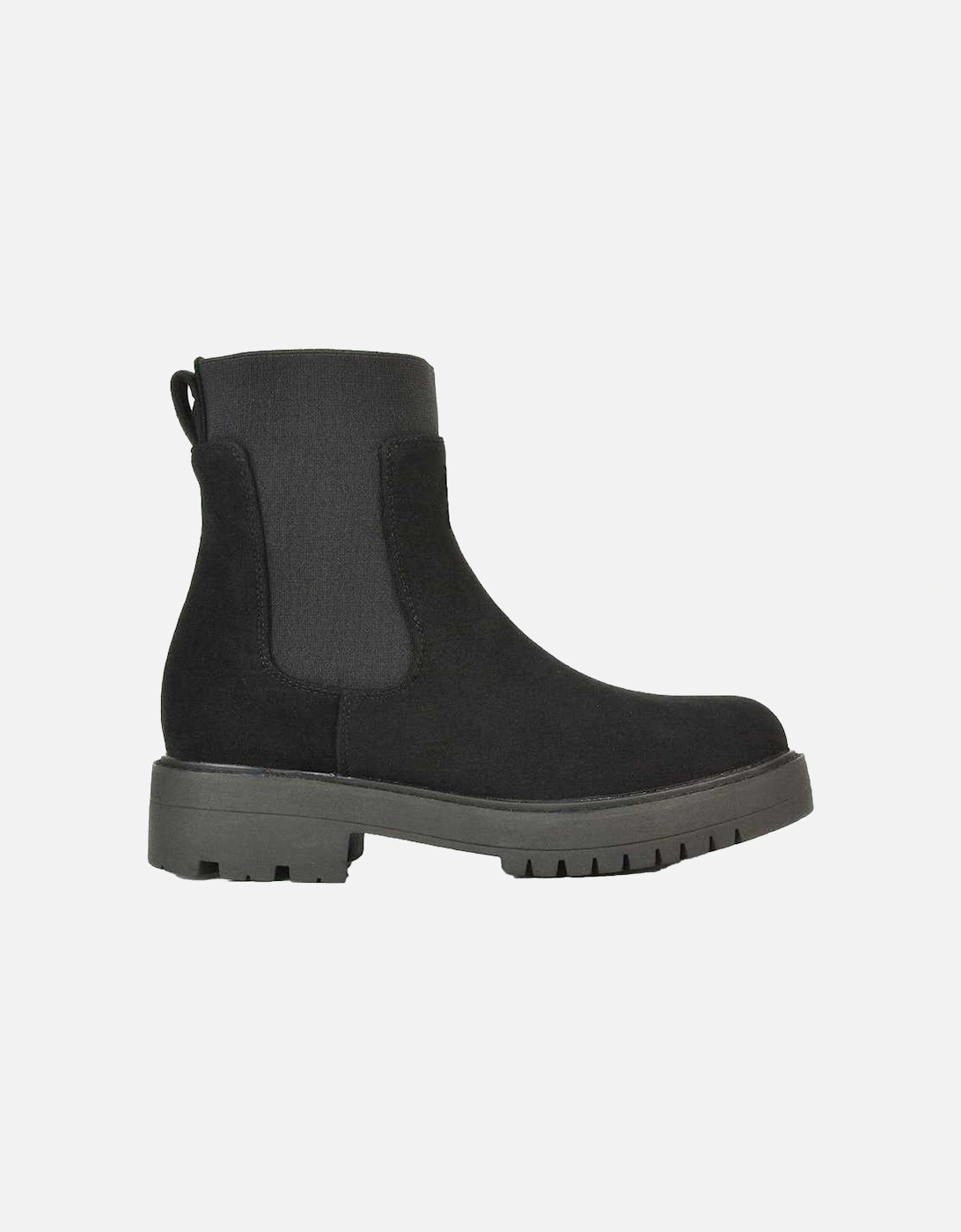 Womens/Ladies Karev Chunky Flat Chelsea Boots